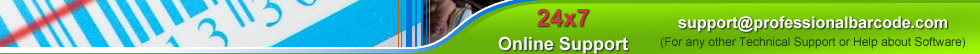 Creates barcode labels, tags, stickers in all major barcode fonts