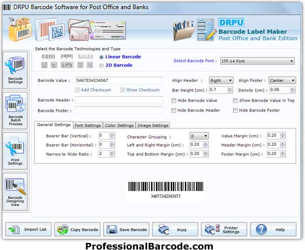 Postal Barcode Labels Generator Windows 11 download