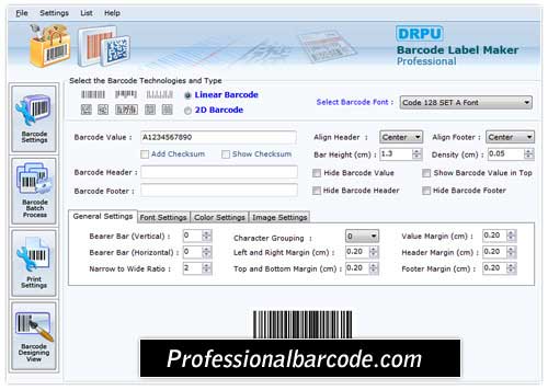 Professional Barcode Windows 11 download